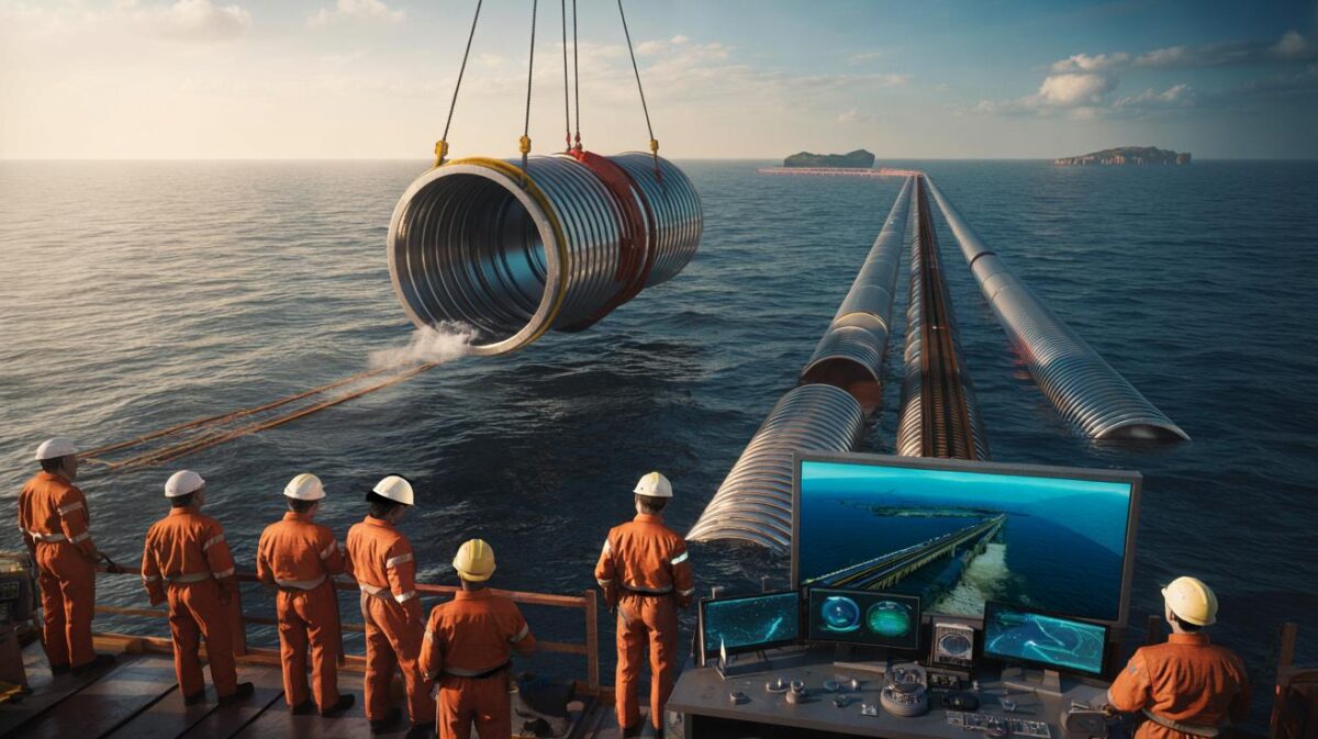 Engineers confirm that construction is underway on an underwater rail line designed to connect entire continents through a vast deep-sea tunnel